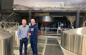 Moorhouse’s Managing Director, Lee Williams (left) and Six Connections founder, Dave Scholes (Right)
